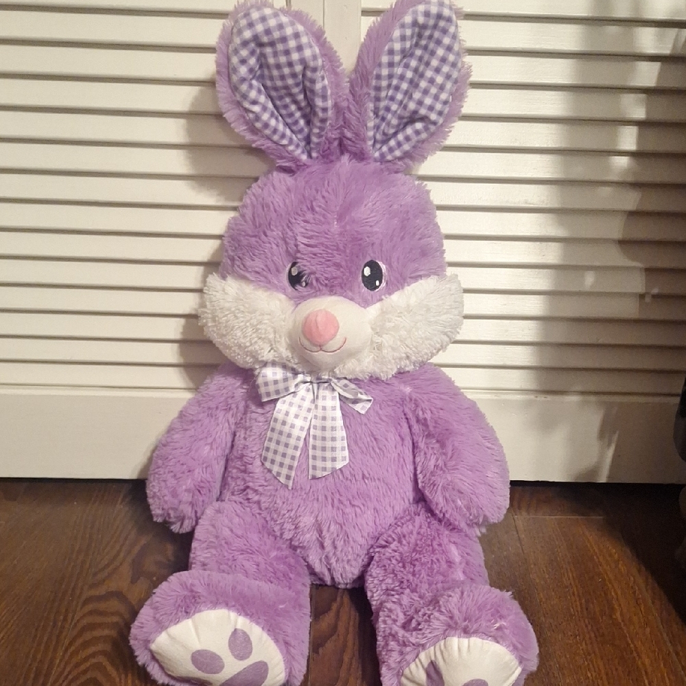 Purple Plush Bunny Toy